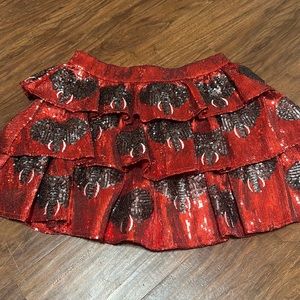 Queen of Sparkles Alabama Elephant Gameday Sequin Skirt